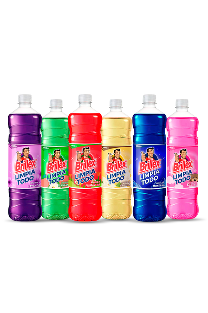 Limpiapisos Brillex Limpia Todo 900 ml | Limpieza Profunda y Aroma Duradero