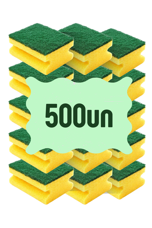 Esponja acanalada EMBALAJE 500un