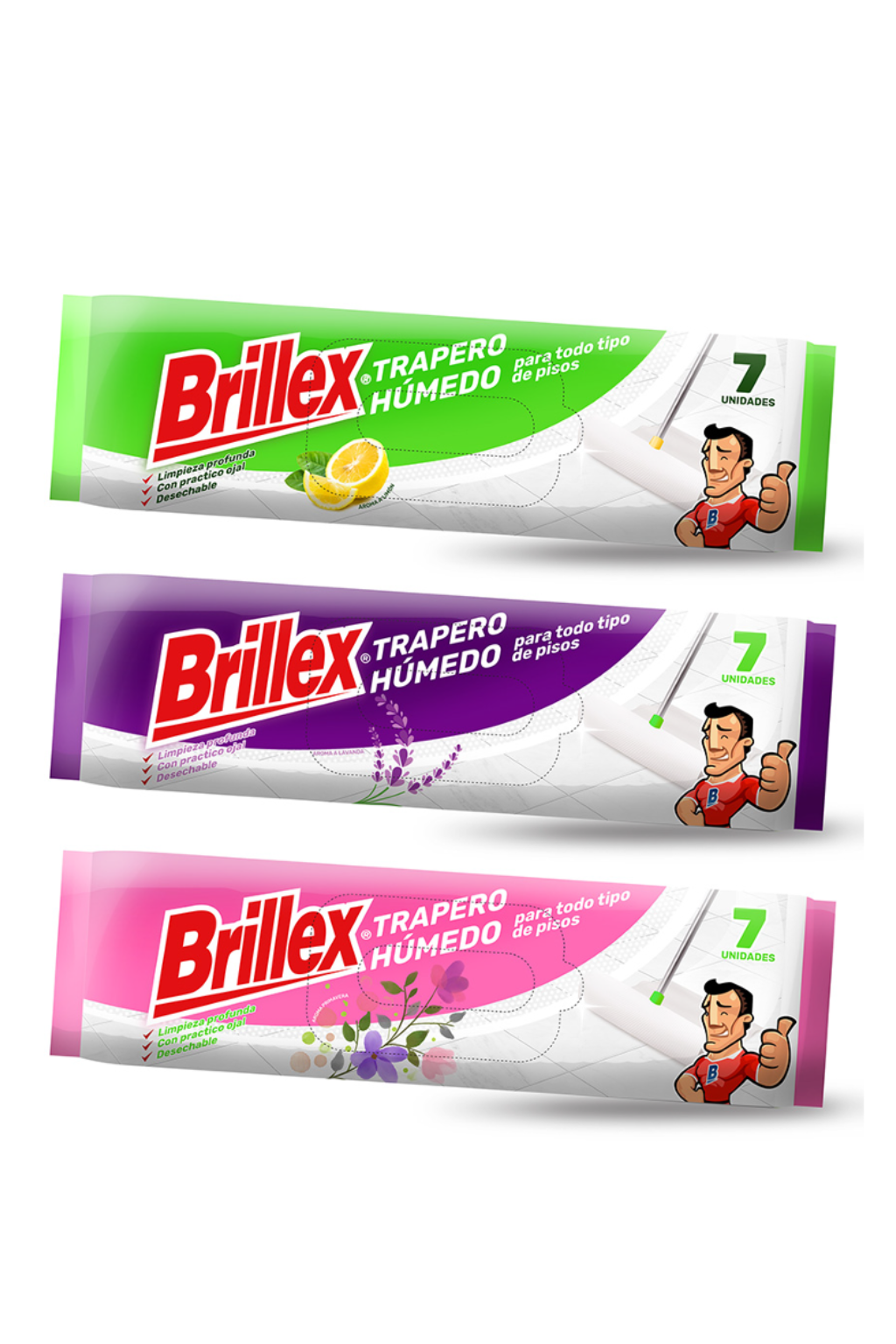 Trapero Humedo Brillex 7un - Variedades