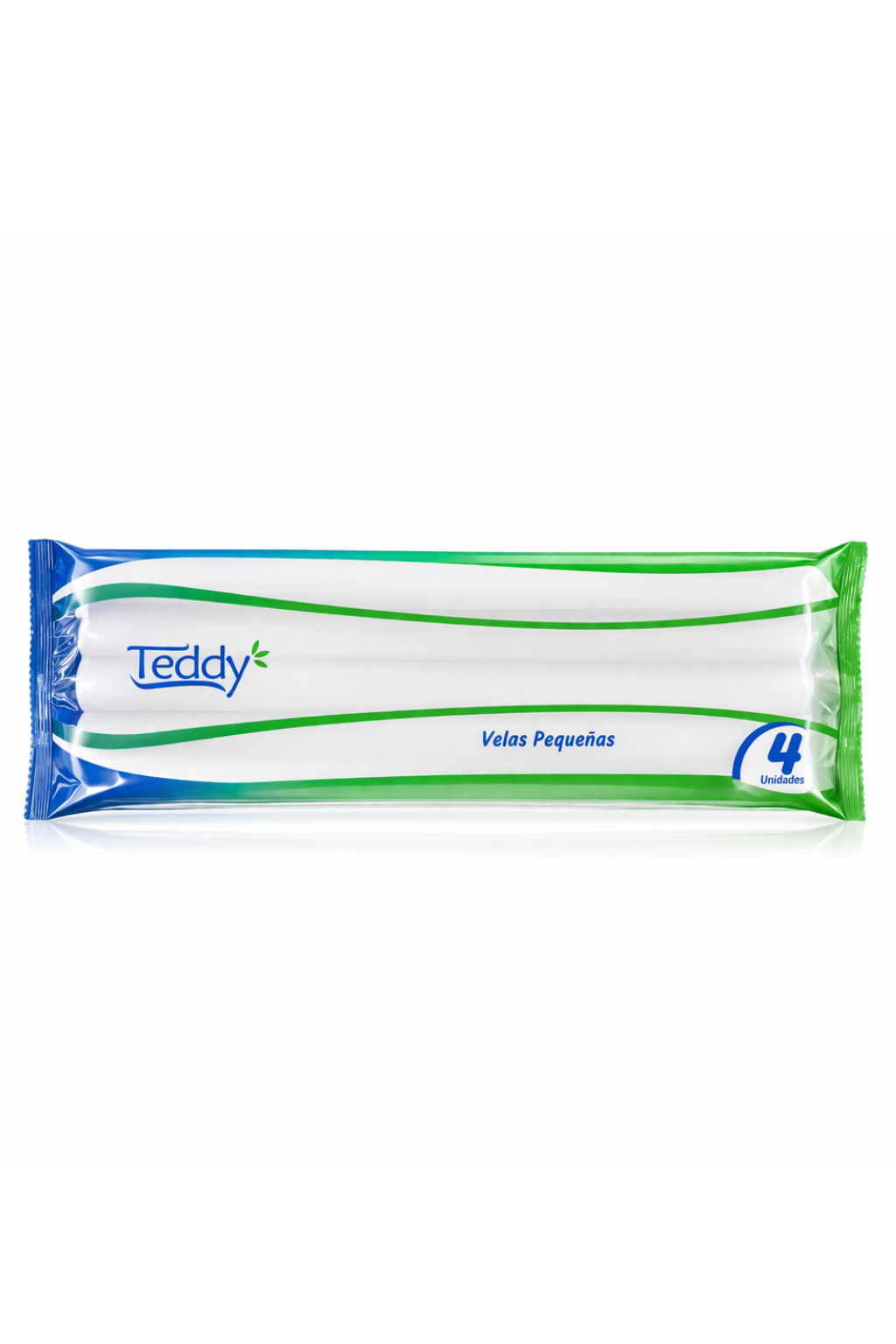 Velas Pequeñas Teddy 4 Unidades