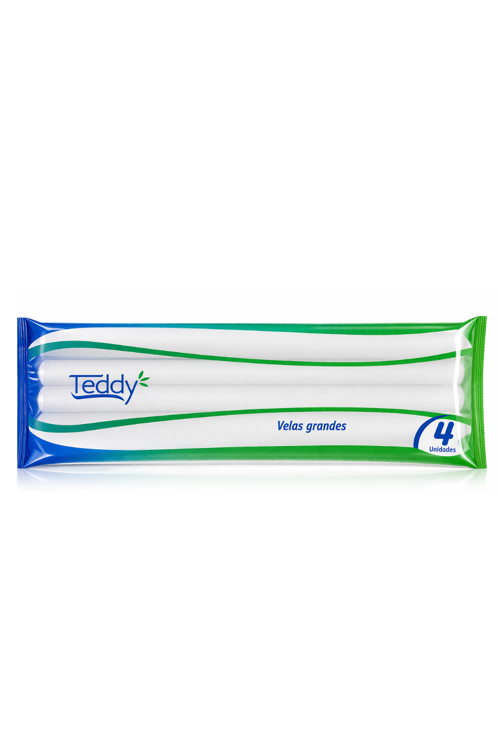 Velas Grandes Teddy 4 Unidades