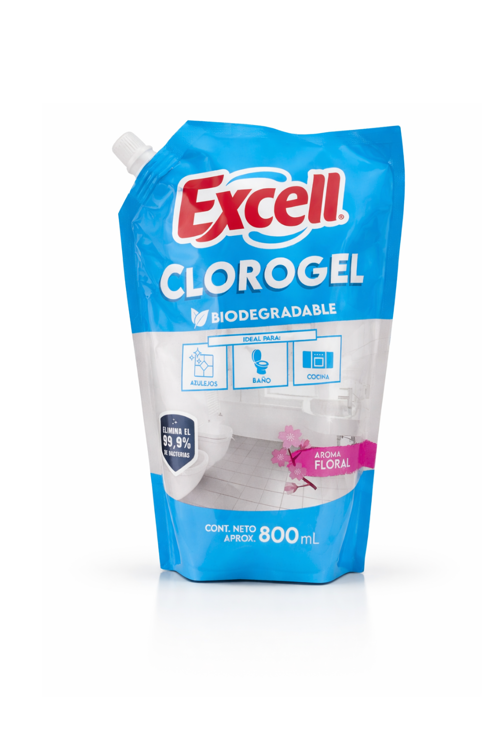 Clorogel Excell Doypack 800 ml Biodegradable