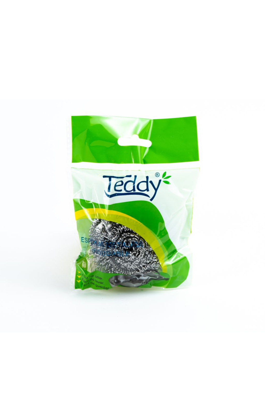Virutilla Inoxidable Teddy | Esponja de Acero para Limpieza Profunda y Remoción de Grasa