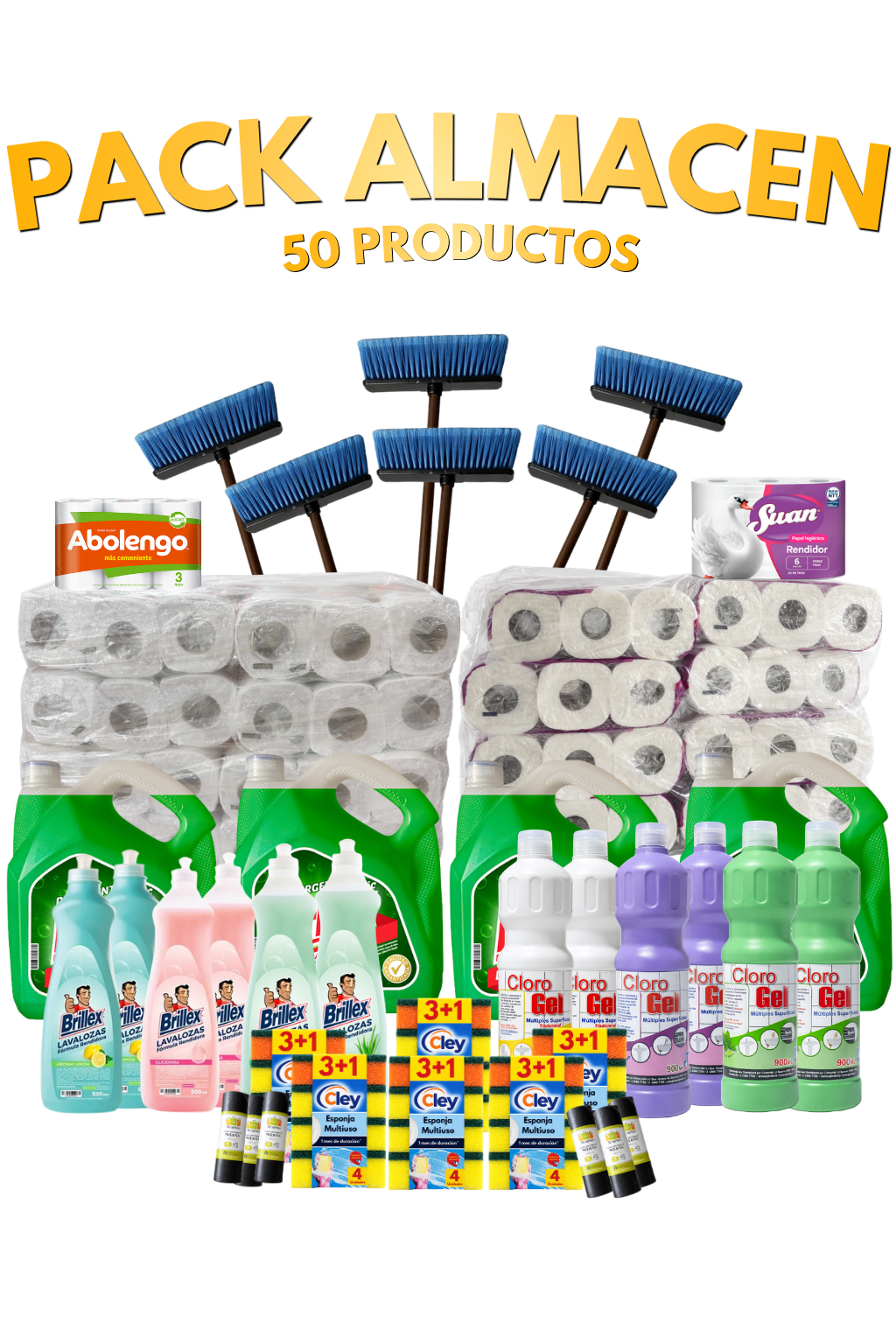 PACK ALMACEN 50 PRODUCTOS