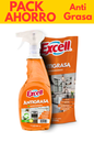 Pack Desengrasante Excell Antigrasa | Botella 500 ml + Recarga Doypack 500 ml