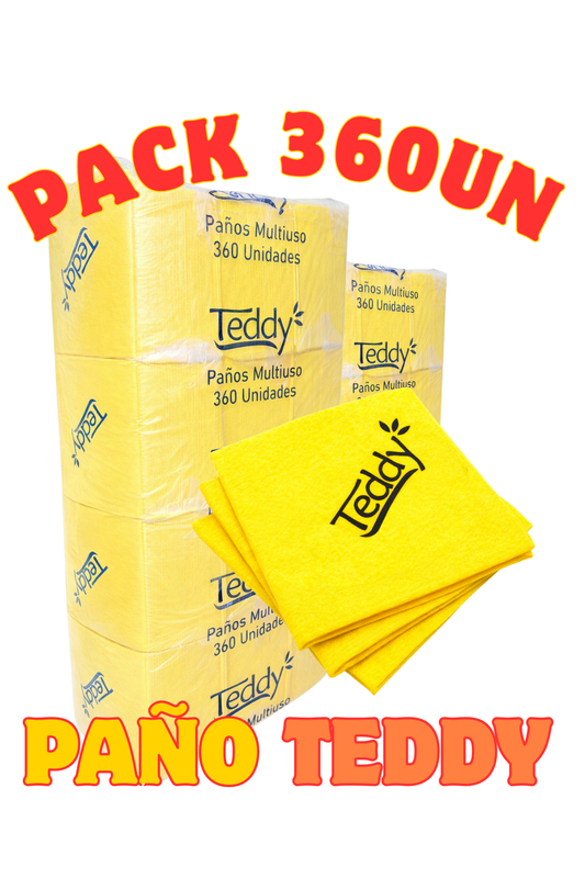 Paño  Amarillo Multiuso TeddyPACK 360un